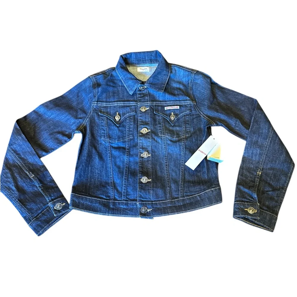 ⭐️NWT⭐️Hudson The Signature Blue Jean Jacket Size Medium - Picture 6 of 9